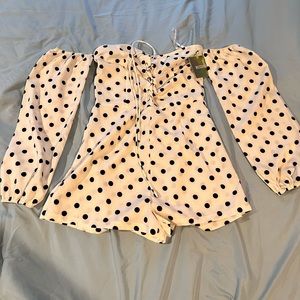 Polka dot jumpsuit
